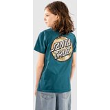Santa Cruz Stamped Opus Camo Kids T-shirt teal Cene