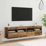 TV stene 2 pcs Star les 80 x 30 x 40 cm Konstruiran les, (5000092227) | Shoptok.si