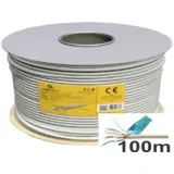 CAT5e FTP LAN cable (CCA), stranded, 100m