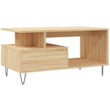  Stolić za kavu boja hrasta 90x49x45 cm konstruirano drvo | Eponuda.ba