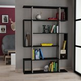Woody Fashion polica za knjige mito anthracite light mocha Cene