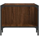  Stolić za kavu sa stalkom smeđa boja hrasta 100x51x40 cm | Shoptok.si