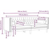  Set sofe 3 pcs Crna Baršun | shoptok.hr