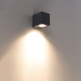 QAZQA Sodobna stenska svetilka antracit IP44 - Baleno I. | Shoptok.si