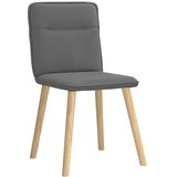  Blagovaonske stolice od tkanine 4 kom tamnosive | shoptok.hr