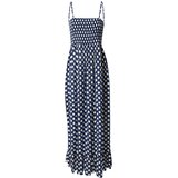Zwillingsherz Obleka 'Janka' mornarska / bela | Shoptok.si