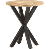 vidaXL Stranska mizica 48x48x56 cm trden mangov les, (20625499) Cene