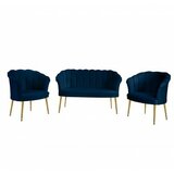 Atelier Del Sofa sofa i fotelja daisy gold metal dark blue Cene