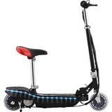 Dječji romobil sa sjedalom i LED svjetlima 120 W crni | shoptok.hr