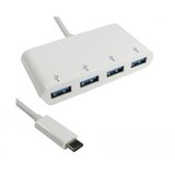 E-green USB HUB USB3.1 Tip C - 4 Port USB3 with USB-C Power | ePonuda.com