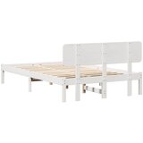  Krevetna konstrukcija Bijelo 120 x 200 cm Čvrsto borovo drvo | shoptok.hr
