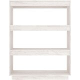 vidaXL Ormarić za knjige / sobna pregrada bijeli 80x35x103 cm borovina | shoptok.hr