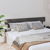  Uzglavlje za krevet sivo 204 x 3 x 81 cm od masivne borovine | shoptok.hr