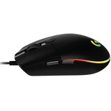 Logitech Gaming miš G102 Lightsync, žičani, crni | shoptok.hr
