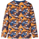  Dječja pidžama s dugim rukavima boja konjaka 104 | shoptok.hr