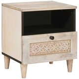  Noćni ormar Bijela 40 x 33 x 46 cm Konstruirano drvo | shoptok.hr