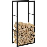 vidaXL stojalo za drva črno 55x30x116 cm jeklo Cene