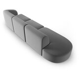 Milo Casa Siva žametna sedežna garnitura desni kot 311 cm Paolo – | Shoptok.si