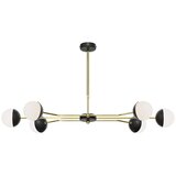 Jupiter 1981 - Luster na stalku TRENTO 6xG9/10W/230V crna/zlatna | Eponuda.com
