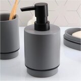 Homeware DOZATOR ZA SAPUN RAVENA 290 ML, POLIRESIN, SIVO-CRNI | shoptok.hr