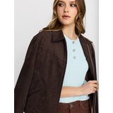 Sinsay Pamučna majica s ukrasnim gumbima | shoptok.hr
