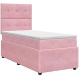  Boxspring krevet s madracem Ružičasta 100 x 200 cm Baršun | shoptok.hr