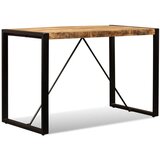  Blagovaonski stol masivno grubo obrađeno drvo manga 120 cm | shoptok.hr