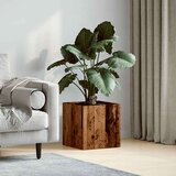 vidaXL Kutija za sadnju Staro drvo 40x40x40 cm Konstruirano drvo | shoptok.hr