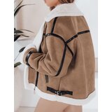 DStreet Damska kurtka zimowa kożuszek brązowy | shoptok.hr