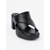 SEASTAR Black mules on a post | Shoptok.si