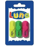 Luna: 3-delni komplet pisanih mini označevalcev teksta