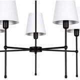  Luster na šipci MADELA 5xE14/40W/230V bela/crna | Eponuda.com