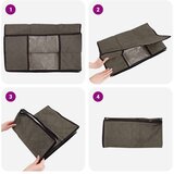  Kutija za pohranu s prozirnim bočnim oknom 6 pcs Siva - Siva 6 55 x 35 x 32 cm | shoptok.hr