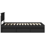  Okvir za krevet Crna 90 x 200 cm Konstruirano drvo | shoptok.hr