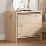 vidaXL Nočna omarica 40x30,5x40 cm trdna borovina | Shoptok.si