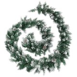  Božićna girlanda s LED svjetlima zelena 5,2 m PVC | shoptok.hr