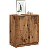 vidaXL Omarica za čevlje starinski les 59x35x70 cm inženirski les Cene