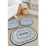  Baindos - Grey Grey Bathmat Set (3 Pieces) | ePonuda.com