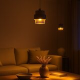 Visilica na sajli VALENTINO 1xE27/15W/230V bež/proziran | Eponuda.com