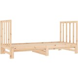  Dnevni ležaj na izvlačenje 2 x (90x190) cm od masivne borovine | shoptok.hr