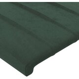  Posteljno vzglavje temno zeleno 144x5x78/88 cm žamet, (20933854) | Shoptok.si