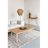 White Label Mizica z mizno ploščo v hrastovem dekorju v naravni barvi 60x120 cm Fabio – | Shoptok.si