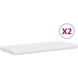  Izvlečna dnevna postelja z vzmetnico tem. siva 100x200 cm žamet, (20936734) | Shoptok.si