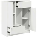  Komoda s predali in vrati, bela, 73x31x90 cm | Shoptok.si