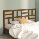  Posteljno vzglavje medeno rjavo 206x4x104 cm trdna borovina, (20684567) | Shoptok.si