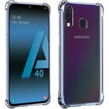 AVIZAR Ovitek iz mehkega silikona za Samsung Galaxy A40 z ojacanimi vogali, odporen proti udarcem - prozoren, (20626552) | Shoptok.si