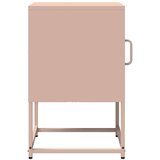 vidaXL Nočna omarica Pink 36x39x60,5 cm Hladno valjano jeklo | Shoptok.si