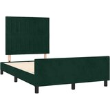  Okvir kreveta bez madraca tamnozeleni 120x190 cm baršunasti | shoptok.hr