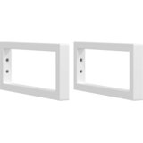  Zidna polica za umivaonik od čelika i masivne hrastovine Smeđa 40 x 50 x 2 cm | shoptok.hr