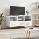 vidaXL TV omarica visok sijaj bela 102x36x50 cm inženirski les Cene